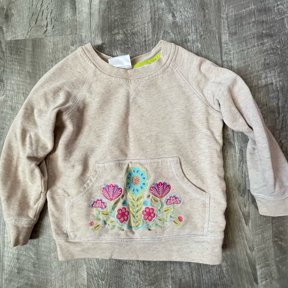 Embroidered Hanna Andersson sweatshirt